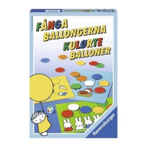 Kulørte balloner brætspil æske
