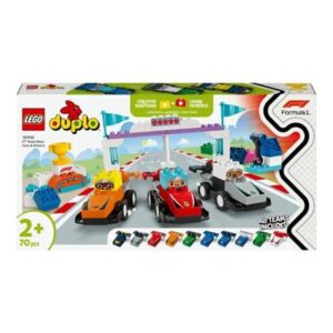 LEGO Duplo - F1-Teams Med Racerbiler Og Kørere