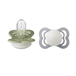 BIBS Supreme - 2-pack Sage GLOW & Cloud GLOW (str. 1)