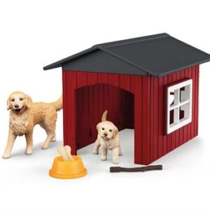 Schleich - Dog Kennel With 2 Golden (42722)