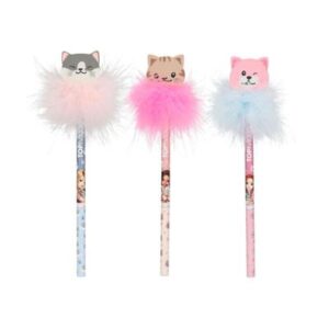 TOPModel - Blyant M. Viskelæder Og Fjær (ass.)