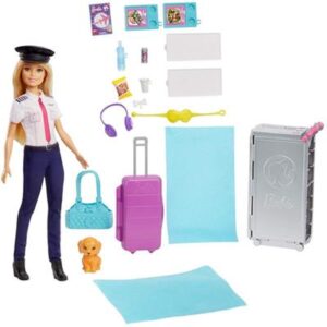 Barbie - Dream Flyvemaskine med Pilot Dukke