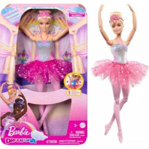 Barbie - Dreamtopia Lysende blond ballerina dukke
