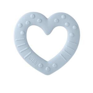 BIBS - Baby Bite Heart (Baby Blue)