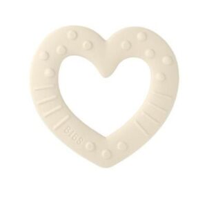 BIBS - Baby Bite Heart (Ivory)