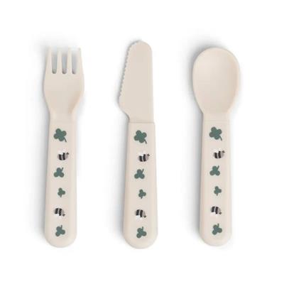 Done by Deer - Foodie Bestiksæt Tiny Farm (Sand)