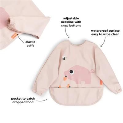 Done by Deer - Hagesmæk med Ærmer og Lomme Tiny Farm (Pudder)