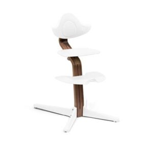 Hvid/Valnød Exclusive Højstol Fra Stokke Nomi