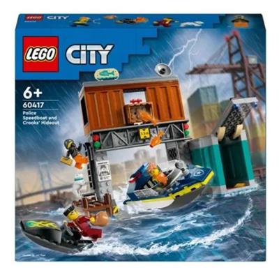 LEGO City - Politiets Speedbåd Og Skurkenes Skjulested