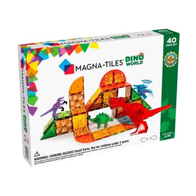 Magna-Tiles - Dino World (40 stk.)