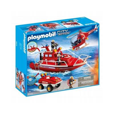 playmobil-city-action-brandvaesen-baad-bil-og-helikopter