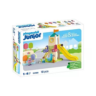 Playmobil Junior - 1.2.3: Oplevelsestårn med isbod