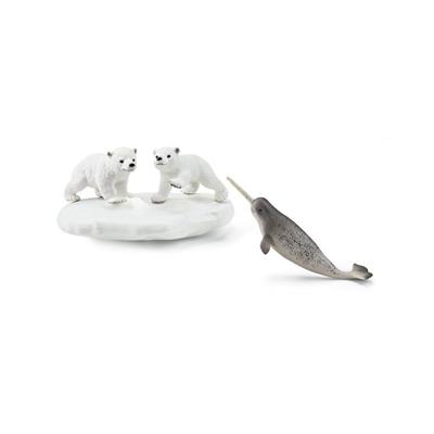 schleich-isbjoerne-unger-på-polar-legetplads-