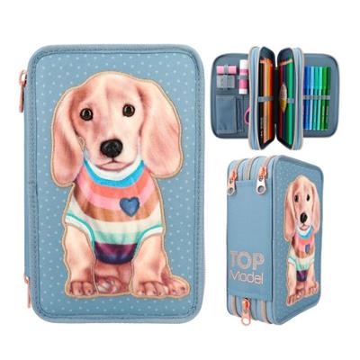 TOPModel - Trippel Penalhus CITY GIRLS og hund