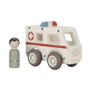 Little Dutch Ambulance med træfigur