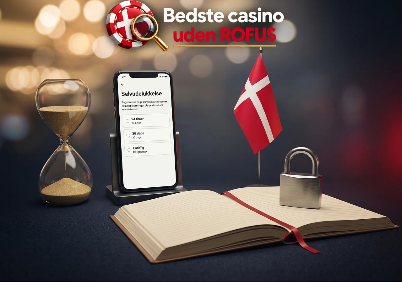 Spillemyndighedens register for selvudelukkelse med midlertidige og endelige udelukkelsesperioder