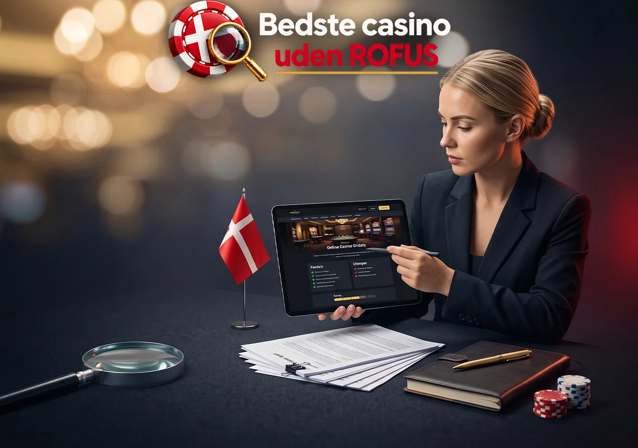 Detaljerede anmeldelser af ti operatører med bonusvilkår, licenser, fordele og ulemper